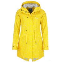 Coastguard Regenmantel Damen PU-Kurzmantel Allover-Print Muschel - Regenjacke wasserdicht von coastguard