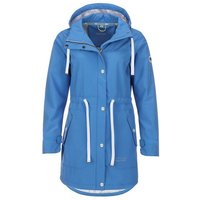 Coastguard Softshellmantel Damen Kurzmantel Softshelljacke mit abnehmbarer Kapuze und Taillenzug von coastguard