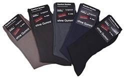 20 Paar 7002-1 Gr. 43/46 Herren Damen Socken ohne einschneidenden Gummi, für Diabetiker geeignet Gesundheitssocken, Baumwolle von cocain