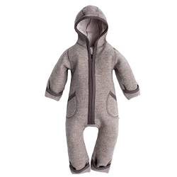 cocoome Wollwalk-Overalls WALKOVERALL Baby aus Natur Merinowolle mit Reißverschluss | Walk Woll-Anzug für Baby bis Kleinkind | Verschiedene Größen und Modelle von cocoome