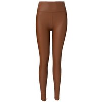 cofi1453 Leggings Damen Lederhose Leder Leggings Lederimität Strumpfhose von cofi1453