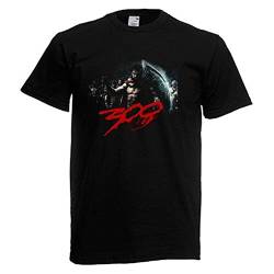 300 Movie Logo Men's Black T-Shirt Size S to 5XL Black L von colby