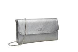 collezione alessandro Clutch Eleganz aus Leder mit separaten Fächern 26cm x 15cm x 5m von collezione alessandro