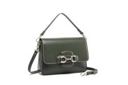 collezione alessandro Handtasche Emerald Elegance in elegantem britischen grün 25cm x 21cm x 8cm von collezione alessandro