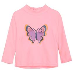 Color Kids - Baby T-Shirt with Application - Lycra Gr 104 rosa von color kids