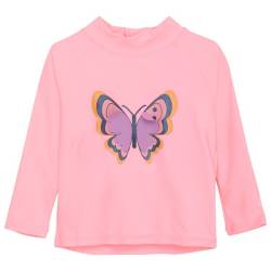 Color Kids - Baby T-Shirt with Application - Lycra Gr 80 rosa von color kids