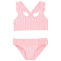 Color Kids - Kid's Bikini with Skirt Seersucker - Bikini Gr 122 rosa von color kids