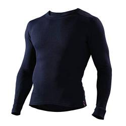 comazo|protect Flammschutz Longsleeve Langarmshirt (L, Blau) von comazo|protect