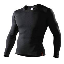 comazo|protect Flammschutz Longsleeve Langarmshirt (L, Schwarz) von comazo|protect