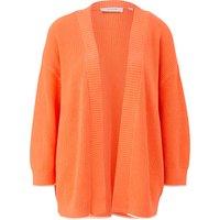 comma, CASUAL IDENTITY Strickjacke, 3/4-Arm, für Damen, orange, M von comma, CASUAL IDENTITY