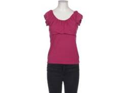 Comma Damen T-Shirt, pink von comma,