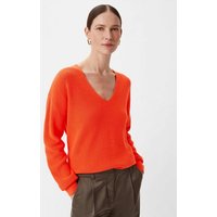 Comma Langarmshirt Strickpullover mit Muster-Detail von comma