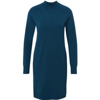 comma, Strickkleid, knielang, Stehkragen, für Damen, blau, 40 von comma,