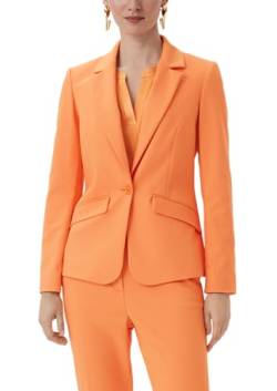 comma Blazer aus Baumwollmix orange 38 von comma