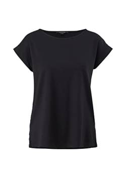 comma Damen T-Shirt, 9999 Schwarz, 40 von comma