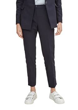 comma Damen Trousers 7/8 Anzughose, 5976 Navy, 46 Große Größen EU von comma