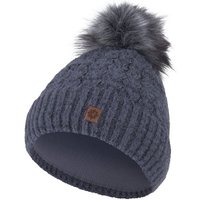 compagno Bommelmütze (1-St) Wintermütze Strick Mütze Winter Strickmütze Damen Fleecefutter Beanie von compagno