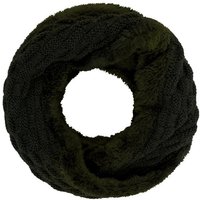 compagno Loop, (1-St), Winterschal Damen Loop gefüttert Winter Schal Loopschal Strickschal von compagno