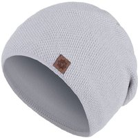 compagno Strickmütze (1-St) Damen Beanie Wintermütze Metallic-Garn Winter Mütze gefüttert von compagno