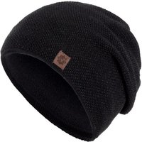 compagno Strickmütze (1-St) Damen Beanie Wintermütze Metallic-Garn Winter Mütze gefüttert von compagno