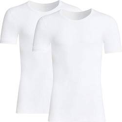 Con-ta Herren-Unterhemd, 1/2-Arm 2er-Pack Feinripp Größe 7 von con-ta