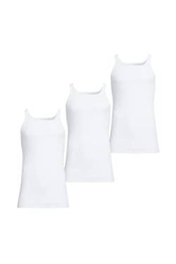 Conta Unterhemd, Achselhemd in Feinripp, klassich bequemes Oberteil, aus 100% Baumwolle, weiß | 3er Spar-Pack, Gr.: 7/XL von con-ta