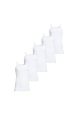 Conta Unterhemd, Achselhemd in Feinripp, klassich bequemes Oberteil, aus 100% Baumwolle, weiß | 5er Spar-Pack, Gr.: 11/5XL von con-ta
