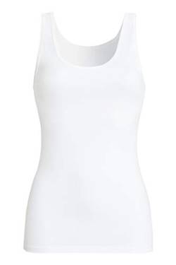 con-ta Achselhemd, klassisches Trägertop, perfekt für den Sommer oder zum drunterziehen, bequemes Unterhemd aus weicher Baumwolle, alltagstauglich in der Basic Farbe Weiß, Größe: 38/S von con-ta