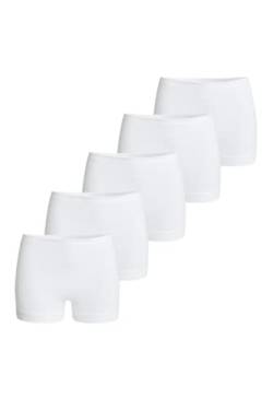 con-ta Conta Pagenschlüpfer, Damenbekleidung, Slip für optimale Bequemlichkeit,Pants aus 100% Baumwolle, weiß | 5er Pack, Gr.: 42/L von con-ta