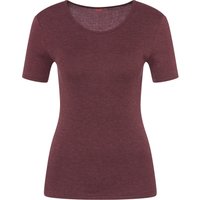 -con-ta- T-Shirt, Rundhals-Ausschnitt, uni, für Damen, rot, 38 von -con-ta-