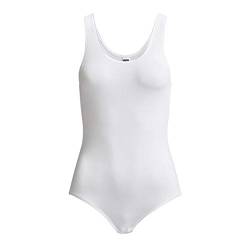 conta Achselbody, bequemer Body für Damen, Achselbody mit Slip & Druckknöpfen, aus weichem Modal, Damenunterwäsche, in weiß | Gr.: 40/M von con-ta