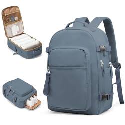 coofay Handgepäck Rucksack Damen Wasserdicht Reiserucksack Handgepäck Flugzeug Ryanair Handgepäck 40x20x25 Rucksack Travel Backpack von coofay