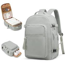 coofay Handgepäck Rucksack Damen Wasserdicht Reiserucksack Handgepäck Flugzeug Ryanair Handgepäck 40x20x25 Rucksack Travel Backpack von coofay