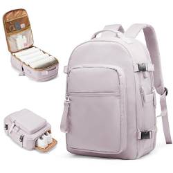 coofay Handgepäck Rucksack Damen Wasserdicht Reiserucksack Handgepäck Flugzeug Ryanair Handgepäck 40x20x25 Rucksack Travel Backpack von coofay