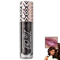 Miss Lady Diamond Black,Black Glitter Lipstick,Glitter Liquid Color Changing Lipsticks,Sparkling Glossy Liquid Lipstick Lip Gloss For Women (1PCS,#1) von cookx