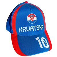 coole-fun-t-shirts Baseball Cap KROATIEN BASEBALL CAP Kinder Jungen + Mädchen Schirmmütze HRVATSKY Gr.52 54 blau und weiß von coole-fun-t-shirts