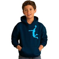 coole-fun-t-shirts Hoodie Dunk Basketball Slam Dunkin Kinder Sweatshirt mit Kapuze Hoodie Kids Jungen + Mädchen Gr.128 140 52 164 cm von coole-fun-t-shirts