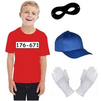 coole-fun-t-shirts Kostüm Kinder Set Gangster Bande KOSTÜM - Fasching - Karneval - T-Shirt von coole-fun-t-shirts