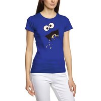 coole-fun-t-shirts Kostüm Krümmelmonster T-Shirt Damen + Herren Cookie Monster Kekse von coole-fun-t-shirts