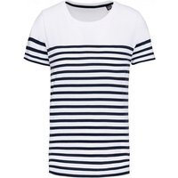 coole-fun-t-shirts T-Shirt Maritim Kinder T-Shirt mit Streifen Navy Matrosen Shirt Jungen + Mädchen Gr. 4 5 6 7 8 9 10 11 12 Jahre von coole-fun-t-shirts