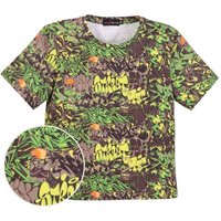 coolismo T-Shirt Print-Shirt für Jungen mit Comic-Camouflage-Motiv aus Baumwolle, Rundhalsauschnitt von coolismo