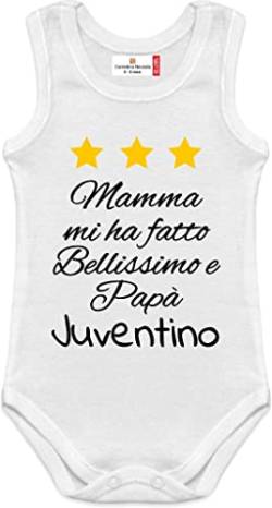 Babybody lustig juventino, Body Juventino Tanktop, 0-3 Monate von corredino neonato