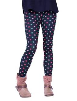 cosey - Bedruckte Bunte Leggins (Einheitsgröße) Verschiedene Leggings Designs, Colorful Dots, Einheitsgröße von cosey