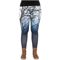 cosey Leggings Bunte Bedruckte Motiv-Leggings Baum/Wald (Einheitsgröße XS-L) von cosey