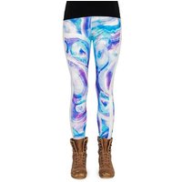 cosey Leggings Bunte Motiv Leggings (Einheitsgröße XS-L) von cosey