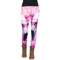 cosey Leggings Flamingo Line Leggings (Einheitsgröße) von cosey