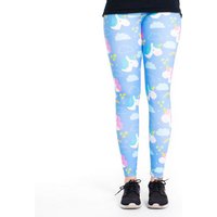 cosey Leggings Unicorn Line Leggings, Einhörner Leggings (Einheitsgröße S-L) von cosey