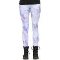 cosey Leggings Unicorn Line Leggings, Einhörner Leggings (Einheitsgröße S-L) von cosey