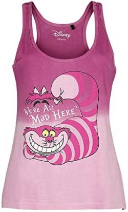 Alice im Wunderland Grinsekatze - We're All Mad Here Frauen Top rosa XL von cotton division