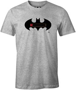 DC Comics - Dead Battery Batman T-Shirt Grey - L von cotton division